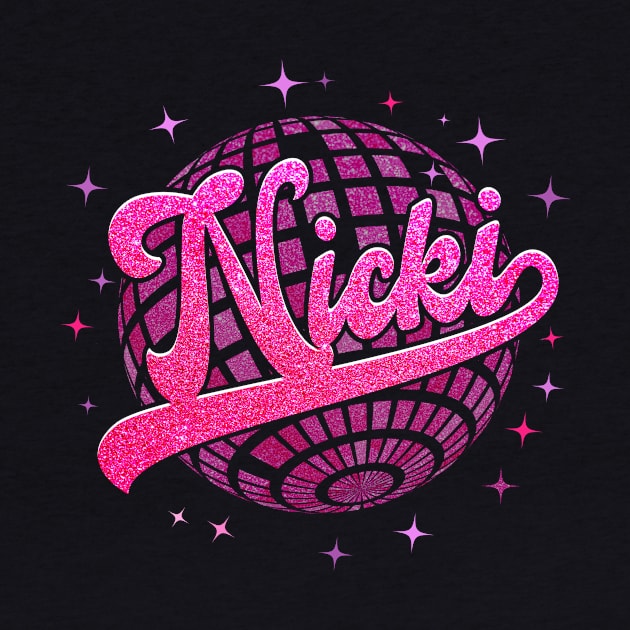 Personalized Name Nicki I Love Nicki Vintage by Tylerestra